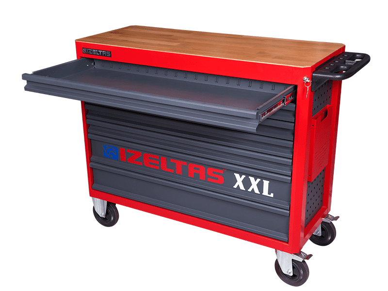 İZELTAŞ TAKIM DOLABI AHŞAP ÜST TAB XXL (7 ÇEKMECELİ)